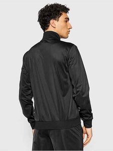 Men's Black Tracksuit Full Zip Turtleneck <b>Jacket</b> Solid Color Casual Wear Polyester Material Side Pockets Winter Style - Product Image 3