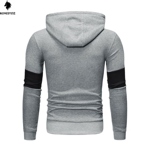 เสื้อฮู้ดสวมหัวแบบสวมหัวผ้าฝ้าย100% ของผู้ชายผ้าเทอร์รี่คุณภาพสูงลำลองน้ำหนักเบาเทคนิคพัฟทึบสำหรับฤดูหนาวดีไซน์แบบกำหนดเอง - Product Image 3