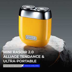 Mini rasoir électrique portable pour hommes, léger, en alliage, rechargeable par Type-C, étanche IPX7 pour le rasage humide/sec du visage - Product Image 6