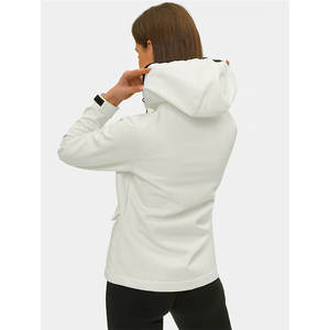 แจ็กเก็ตมีซิปสำหรับผู้หญิง, เสื้อแจ็คเก็ตบุนิ่มมีฮู้ดสำหรับใส่กลางแจ้งกันน้ำสำหรับฤดูหนาวขนาดผู้ใหญ่ - Product Image 6