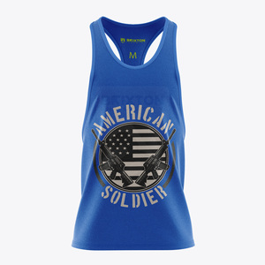 Chaleco atlético de algodón para hombre, chaleco de tirantes de gimnasio de punto transpirable para entrenamiento y rendimiento, chaleco de tirantes OEM personalizado - Product Image 1