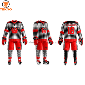 Recién llegado, de alta calidad uniforme de hockey sobre hielo, equipo sublimado, Jersey de hockey sobre hielo de Canadá, uniforme de hockey sobre césped, servicio OEM - Product Image 5