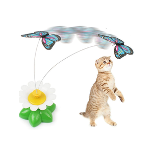 Jouet pour chat à piles avec tête d'oiseau rotative - Jouet interactif pour animaux de compagnie qui attire l'attention - Product Image 4