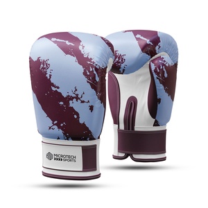 Guantes de kick boxing de entrenamiento de cuero de vaca genuino de nuevo diseño del fabricante con logotipo personalizado para uso en artes marciales al aire libre - Product Image 2