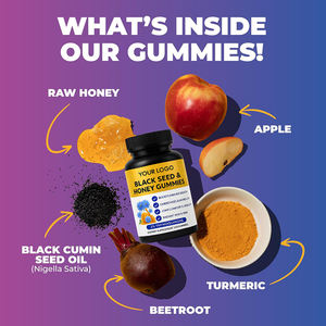 วิตามิ<span class=keywords><strong>น</strong></span>กัมมี่<span class=keywords><strong>น</strong></span>้ำผึ้งวีแก<span class=keywords><strong>น</strong></span>ผสมน้ำมั<span class=keywords><strong>น</strong></span>เมล็ดดำ แบรนด์ส่วนตัว เสริมภูมิคุ้มกัน บำ<span class=keywords><strong>รุ</strong></span><span class=keywords><strong>ง</strong></span>ข้อต่อ ระบบย่อยอาหาร และช่วยเรื่อ<span class=keywords><strong>ง</strong></span>การเจริญเ<span class=keywords><strong>ติ</strong></span>บโตของเส้น<span class=keywords><strong>ผม</strong></span> - Product Image 6