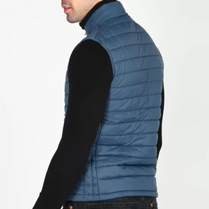 Venta al por mayor de los hombres de invierno logotipo personalizado ligero sin mangas Puffer Jacket Venta caliente al aire libre de los hombres sin mangas Puffer Jacket - Product Image 6