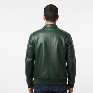 แจ๊กเก็ตสำหรับนักขี่มอเตอร์ไซค์เสื้อแจ็คเก็ตขนแกะแท้สำหรับผู้ชายงานตามสั่ง - Product Image 2