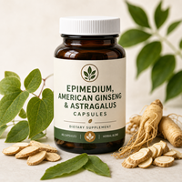 Capsules de soutien immunitaire à base de plantes naturelles |   Complexe d'Epimedium et de Ginseng |   Soutient la vitalité et la force physique