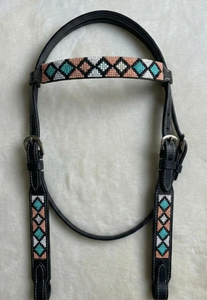 Collar de Pecho para Caballo de Cuero Repujado Floral Clásico al por Mayor, Collar de Pecho para Caballo de Cuero Resistente - Product Image 3