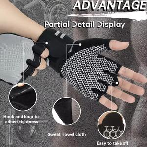 Gants de fitness de haute qualité avec logo personnalisé Vente en gros par bon fabricant Nouveau style Meilleur tarif en spandex - Product Image 5