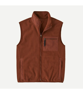 OEM Custom Mens Stand Collar Synchilla Fleece Vest Set Nouveau Style Safari pour Randonnée en Montagne Simple & Fonctionnel - Product Image 3