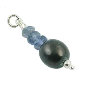 จี้เงินสำหรับผู้หญิง ประดับคริสตัลสีน้ำเงิน ลายตัวเลข สไตล์ศาสนา วัสดุทองคำ ทองคำขาว ของขวัญที่สมบูรณ์แบบ เครื่องประดับ - Product Image 2