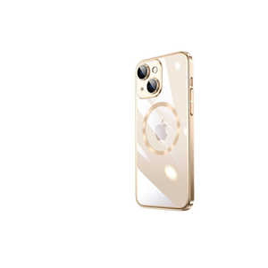 Coque de protection pour téléphone portable Netzy Gold Hard PC pour iPhone 14 Plus compatible avec MagSafe et charge sans fil - Product Image 1