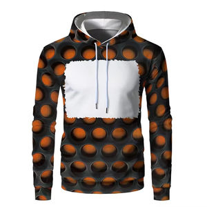 Sudadera con Capucha de Alta Calidad para Hombre, 100% Algodón, Tejido de Punto, Sublimación, Forro Sólido, Nuevo Diseño, Precios al por Mayor, Logotipo Personalizado Impreso - Product Image 3