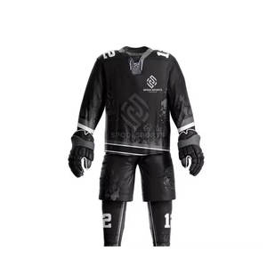 Meilleure vente au prix d'usine uniforme de hockey sur glace en vrac doux au toucher uniforme de hockey sur glace pour unisexe - Product Image 6