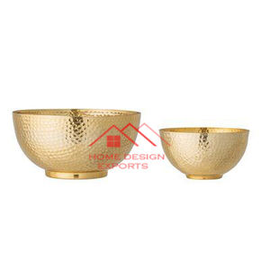 <b>Bowl</b> Latest Design <b>Large</b> Size Gold Plated Dessert Fast Food <b>Serving</b> <b>Bowl</b> Premium Quality Round Food and Snacks - Product Image 3