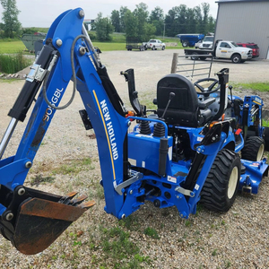 Multi-Function Workmaster 25S 24HP <b>Walking</b> Tractor with Gear Drive Cab Front Loader & Grass Mower 100LC Loader - Product Image 1