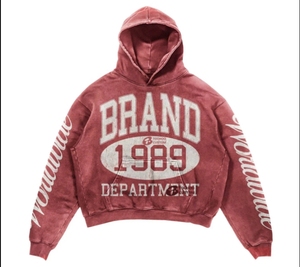 Sudadera con Capucha Personalizada de Alta Calidad, Sudadera Informal con Estampado Personalizado para Hombre, Sudadera Holgada de Mezcla de Algodón para Hombre - Product Image 4