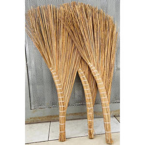 Balai en bâton de noix de coco naturel, fibres de noix de coco rigides, écologique, léger, pour le nettoyage des surfaces rugueuses en extérieur, jardin, patio - Product Image 6