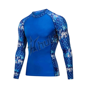 Manchon Graphique Complet Grappling Cropped Gym Natation Combat Jujitsu Marque Privée Rash Guard - Product Image 5