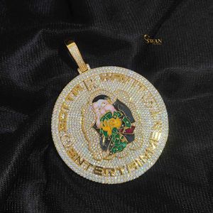 Diamant de laboratoire en or massif 10 carats étincelant Gotta Hav It Entertainment Pendentif Iced Out Hip Hop Collier personnalisé Bijoux en vrac - Product Image 1