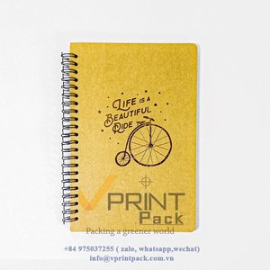 Wholesale Custom Printed Spiral Binding Kraft <b>Paper</b> & Cardboard Notebook Booklet Calendar Notepad in Various Sizes From Vietnam - Product Image 4