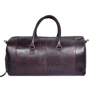 กระเป๋าดัฟเฟิลหนังมีสไตล์สำหรับยิมที่มีซิปแข็งแรงภายในวัสดุนุ่มพรีเมี่ยมและสะดวกสบาย - Product Image 3