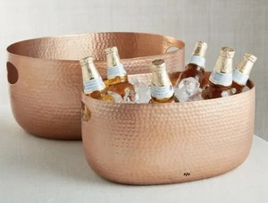 ถังไวน์อลูมิเนียมดิบอ่างแชมเปญทรงรีถังไวน์ชุบทองคุณภาพสูงอ่างอาบน้ำแชมเปญแฟนซีสไตล์ที่เป็นเอกลักษณ์ - Product Image 6