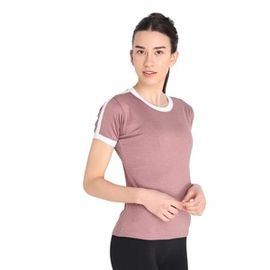 Nouveaux t-shirts pour femmes en coton 100% tendance, vintage, écologiques, logo personnalisé, haute qualité, en vrac, fabriqués - Product Image 1