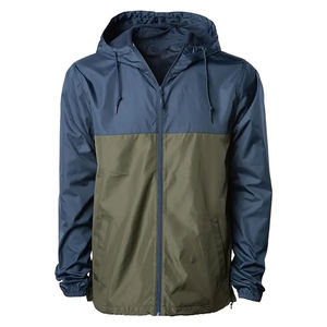 Chaqueta Cortavientos Deportiva de Invierno para Hombre, Diseño Nuevo, Frente de Lona, Cuello Alto Personalizado, Forro Polar, Impermeable, Transpirable, de Secado Rápido - Product Image 2