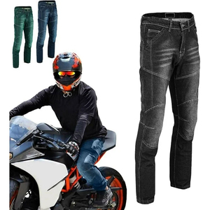 Pantalones Vaqueros de Motociclista para Hombre, Duraderos, con Protección, Certificación CE, Armadura Extraíble, Secado Rápido, Transpirables, de Seguridad para Conducir - Product Image 3