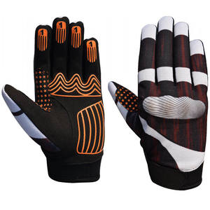 Gants d'impact respirants tous temps personnalisés en gros pour Motocross Racing fonction d'écran tactile en cuir imperméable pour le cyclisme - Product Image 4
