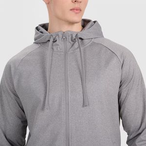 ชุดวอร์มกีฬาผู้ชายแบบ OEM สีพื้น มีกระเป๋า น้ำหนักเบา ผลิตจากผ้าฝ้าย 100% - Product Image 4