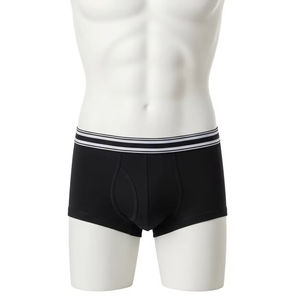 Ropa interior antibacteriana de punto para hombre, tela de LICRA de algodón, transpirable, suave, elástica, cómoda, uso diario, calor - Product Image 1