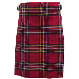 Venta al por mayor de estilo escocés a cuadros contraste familia tartán Kilts instrumento musical logotipo personalizado-Suministro directo familia tartán Kilts - Product Image 1