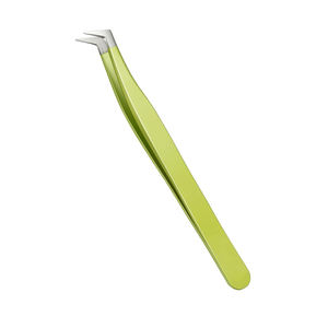 Pinces professionnelles pour extensions de cils en acier inoxydable, outil de précision pour les artistes en extensions de cils volume et classiques - Product Image 1