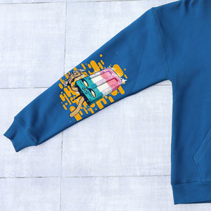 Sweat-shirt à capuche oversize en coton mélangé 100 % lourd OEM 2026 pour homme, idéal pour l'impression en relief et la broderie, collection hiver - Product Image 4