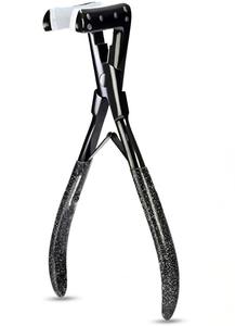 Cinta negra de acero inoxidable para extensiones de cabello, alicates para extensiones, alicates de sellado de cinta, herramienta para extensiones de cabello, herramientas de estilismo antideslizantes - Product Image 2