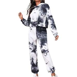 Special Top Quality <b>Ladies</b> Printed Slim Fit Tracksuit Sweat <b>Suit</b> Set Custom Sublimated Women Tracksuits - Product Image 1