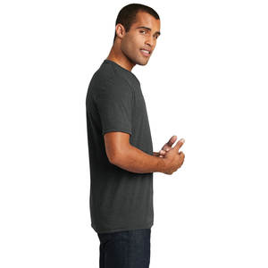 T-shirt pour homme en coton doux à col en V qui reste en place - Product Image 3