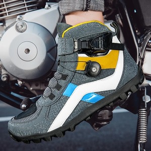 Botas de moto antideslizantes impermeables, equipo de protección para motociclistas resistente al desgaste, botas de Motocross para montar en invierno - Product Image 2