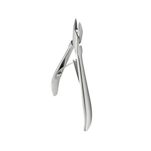 <b>Plain</b> Handle Nail Cuticle Nipper Cuticle Cutters Dall Finish Metal Steel Double Spring Manicure Toe Nail Nippers - Product Image 3