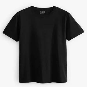 T-shirt blanc 100% coton O cou T-shirt en gros hommes plaine hommes à manches courtes T-shirt 100% coton vrai classique t-shirts - Product Image 3