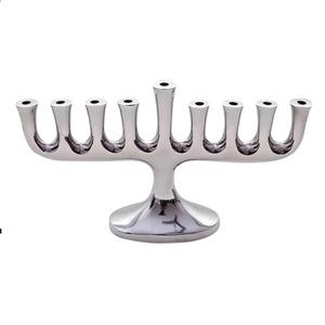 Bougeoirs Menorah Juifs Faits à la Main en Aluminium Religions Candélabres Bougeoirs Menorah Juive Religions Candélabres - Product Image 5