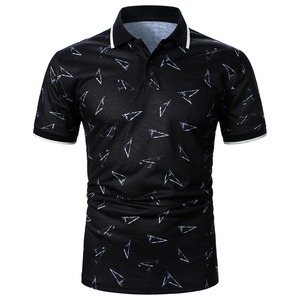 Polo à sublimation en polyester avec col à tricoter et manchette à tricoter en matériau à séchage rapide en service OEM - Product Image 1