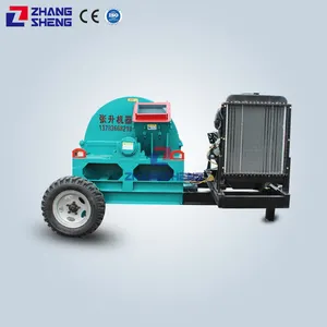 Zhangsheng moedor de madeira de alta qualidade/triturador de madeira mini triturador de rolo para resíduos agrícolas