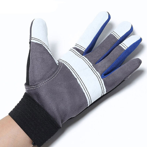 Gants de travail en cuir de qualité supérieure, fabrication OEM, vente directe d'usine, respirants et doux, pour chauffeurs - Product Image 2
