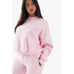 Sudadera con Capucha Personalizada al por Mayor con Logotipo Personalizado, Sudadera de Invierno para Mujer, Diseño Bordado Personalizado, Cuello Redondo, Talla Grande - Product Image 1
