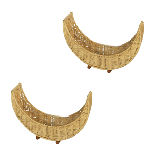 Bandeja de servicio de ratán con forma de Luna más vendida para decoración de vajilla, bandeja económica de Ramadán al por mayor de Vietnam - Product Image 4