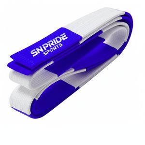 Cinturones de Karate Ligeros Personalizados con Rayas, 100% Algodón, Cinturones de Entrenamiento de Artes Marciales, MOQ Bajo - Product Image 2